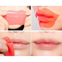 Зволожуюча маска-патч для губ Hymey's з екстрактом персика і колагеном Peach Moisturizing Lip Membrane 8 г - мініатюра 2