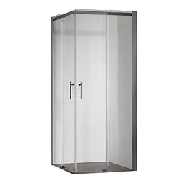 Душова кабіна без піддону Koer SR SC03-90x90x200-TR-07 прозоре скло Easy Clean 6 мм, graphite KR5359, Універсальна, прозорий, графіт
