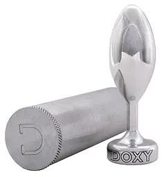 Анальна пробка Doxy Butt Plug Smooth 11 см (сріблястий) - мініатюра 3