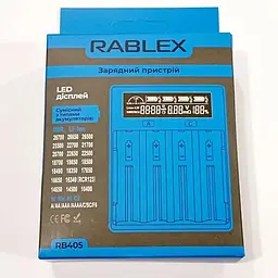 Зарядний пристрій для акумуляторів Rablex RB-405 з LCD дисплеєм А/АА/ААА/АААА/С/SC/F6 Hi-Cd Ni-MH - мініатюра 5