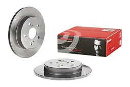 Диск гальмівний невентильований Lexus Ux, Nx I, Es VII, Toyota Prius, 13-25р Brembo (08.D418.11) - мініатюра 2