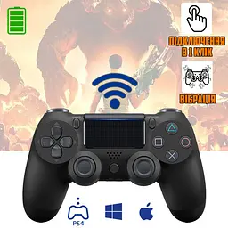 Джойстик PlayStation DualShock 4 PS4 Wireless Controller геймпад Black - мініатюра 8