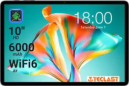 Планшет TECLAST P30T KIT 10,1" 4ГБ, 128ГБ, 6000мА рік, Android, сірий - мініатюра 8