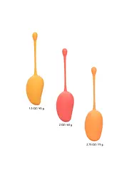 Набір вагінальних кульок California Exotic Mango, 3 шт., мульті - мініатюра 3