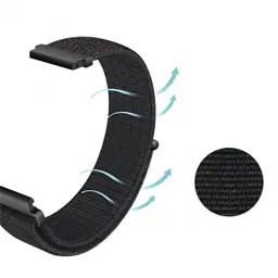 Ремінець BeCover Nylon Style для Amazfit Stratos 1/2/2S/3/GTR 2/GTR 47mm/GTR Lite 47mm/Nexo/Pace Yellow (705894) - мініатюра 2