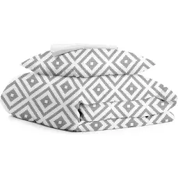 Комплект постільної білизни Cosas підлітковий ORNAMENT 155 x 215 см (OrnamentGrey_White_155)