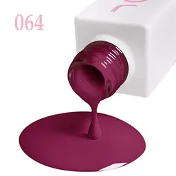 Гель-лак для нігтів бордо 064 емаль JOIA vegan 6 мл - мініатюра 3
