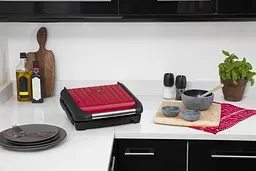 Електрогриль George Foreman 25040-56 Family Steel Grill 1650 Вт Червоний (25040-56GF) - мініатюра 6