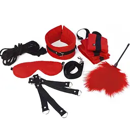 Набір БДСМ Art of Sex - Soft Touch BDSM Set, 9 предметів, Червоний Art of Sex SO6599 95168 - мініатюра 2