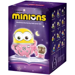 Іграшка-сюрприз з колекційною фігуркою Pop Mart Minions серія Bedtime Stories by Bob and Tim) (MBBT-01)