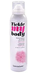 Зволожувальна масажна піна Love To Love Tickle My Body Cotton, 150 мл