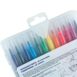 Фломастери-пензлики Kite Creative 12 кольорів (K-1150) - мініатюра 2