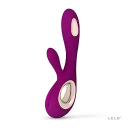 Вібратор-кролик LELO Soraya Wave Deep Rose, манливі рухи стовбура - мініатюра 1