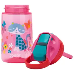 Пляшка для води дитяча Contigo Gizmo Flip Pink 420 мл (2116113) - мініатюра 6