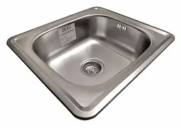 Кухонна мийка Romzha Nicola Satin RO49665, Сірий - мініатюра 4