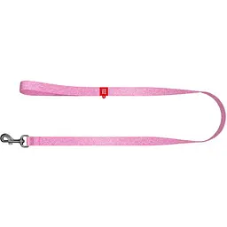 Повідець для собак Waudog Re-cotton, світловідбивний, S, 150х1,5 см, рожевий - мініатюра 2