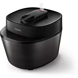 Мультиварка-скороварка Philips All in One Cooker 1000 Вт чорна (HD2151/40) - мініатюра 2