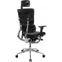 Офісне крісло GT Racer X-807 Leather Black (P-02) [147932] - мініатюра 3