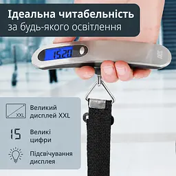 Ваги цифрові для багажу ADE (KW1600) - мініатюра 4