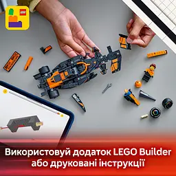 Конструктор LEGO Speed Champions Автомобіль для перегонів McLaren F1 269 деталей (77251) - мініатюра 14