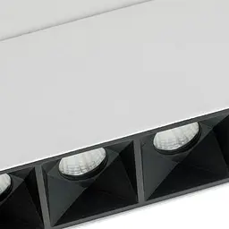 Світильник трековий поворотний LED KW-218/20W NW WH Brille 33-030 - мініатюра 8