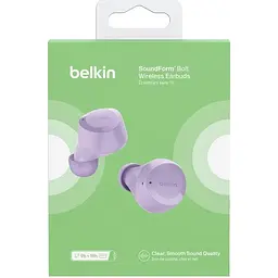 Бездротові навушники Belkin Bolt Soundform True Wireless Bluetooth Lavender - мініатюра 6