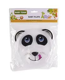 Тарілка секційна Baby Team Панда, 120 мл, білий (6000_панда) - мініатюра 2
