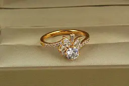Кільце Xuping Jewelry Вічність р 20 золотисте
