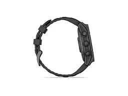 Смарт-годинник Garmin Fenix E 47mm AMOLED Slate Gray Steel with Black Silicone Band (010-03025-03/01) - мініатюра 5
