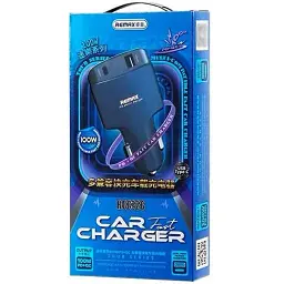Зарядний пристрій автомобільний Remax RCC326 100W PD+QC синій - мініатюра 4