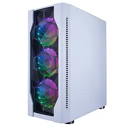 Корпус 1stPlayer D4-WH-4F1-W White без БП (D4-WH-4F1-W) - мініатюра 3