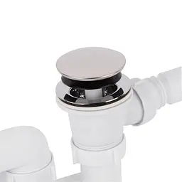 Сифон для ванни Lidz (WHI) 60 03 V002 02 з ревізією (вихід 50 мм) - мініатюра 4