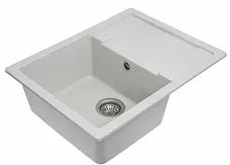 Кухонна мийка VALESO 6550 INTENSO матова Біла в крапку (SP000046805) - мініатюра 2