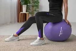 М'яч для фітнесу (фітбол) Power System PS-4013 Ø75 cm PRO Gymball Purple (PS-4013_75cm_Purple) - мініатюра 6