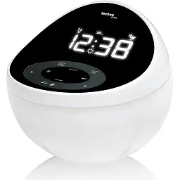 Годинник настільний з радіо Technoline WT500 Black/White (WT500) - мініатюра 4