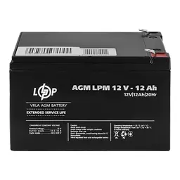 Акумулятор AGM LPM 12V - 12 Ah