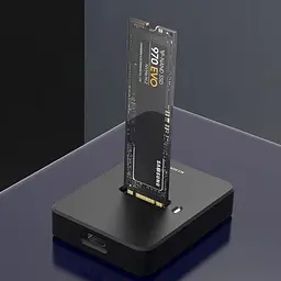 Док-станція для накопичувачів Gembird USB Type-C M.2 SATA NVME SSD (DD-U3M2) - мініатюра 5