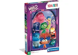 Пазл Clementoni SuperСolor: Емоції, Думки Навиворіт 2, Disney/Pixar (SuperСolor - Disney Pixar Inside Out 2 Puzzle - 104 pcs.), 104 ел. (25072)