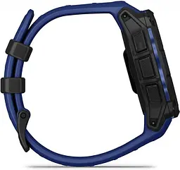 Смарт-годинник Garmin Instinct 3 45mm AMOLED Black with Blue Band (010-02936-03) - мініатюра 4
