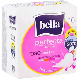 Гігієнічні прокладки Bella Perfecta Ultra Rose deo fresh 10 шт.