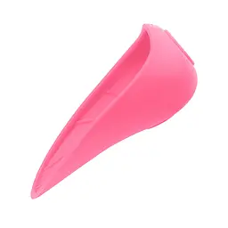 Поїлка-насадка на пляшку Waudog Silicone 165х90 мм рожевий - мініатюра 2