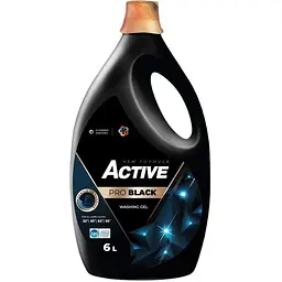 Гель для прання Active Pro Black з ароматом свіжості 6 л