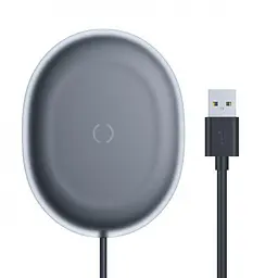 Бездротовий зарядний пристрій Baseus Jelly 15W WXGD-01 Black