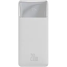 УМБ Baseus Bipow Digital Display Power Bank 10000mAh 20W (PPDML-L02) біла - мініатюра 7