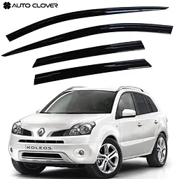 Дефлектори вікон вітровики для Renault Kaleos 2008- 4 шт (Auto Clover)