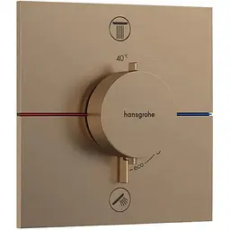 Термостат для душу Hansgrohe ShowerSelect Comfort E brushed bronze 15572140