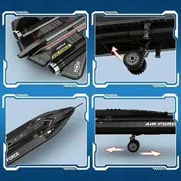 Конструктор Reobrix Стратегічний літак-розвідник SR-71 Blackbird (33041) [171524] - мініатюра 7