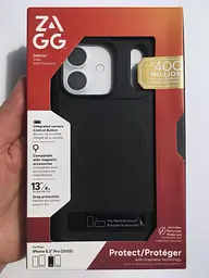 Оригінальний протиударний чохол для iPhone 17 Pro ZAGG Gear4 Sedona MagSafe KS Black з підставкою - мініатюра 9