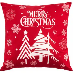 Подушка декоративна Ardesto Christmas 45 x 45 см червона (ART1032HT)