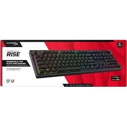 Клавіатура HyperX Alloy Rise PBT HX Red USB UA Black (7G7A3AA) - мініатюра 6